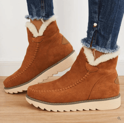 Gevoerde Dames Winterlaarzen Waterdichte Snowboots