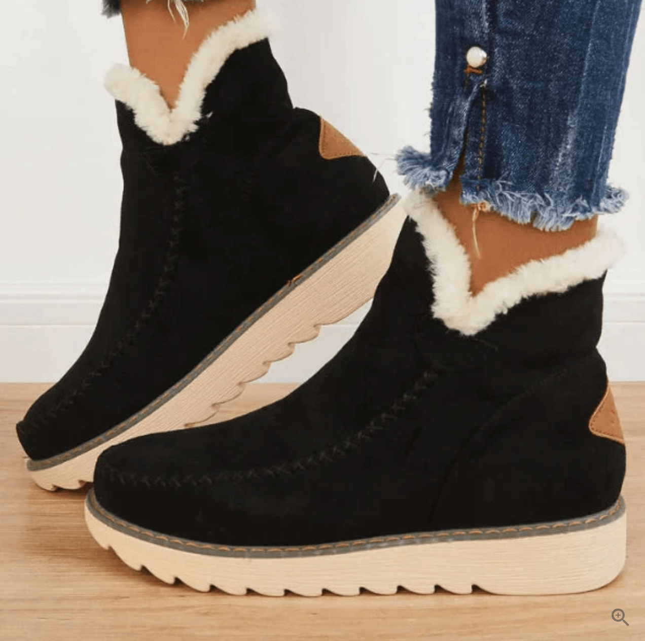 Gevoerde Dames Winterlaarzen Waterdichte Snowboots