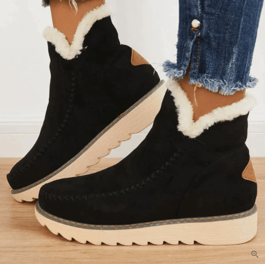 Gevoerde Dames Winterlaarzen Waterdichte Snowboots