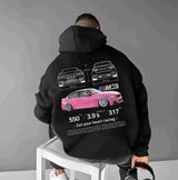 Amaury - Sportieve Hoodie met Porsche Auto Print en Streetwear Look Voor mannen