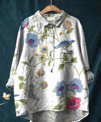 Noretta - Blouse met bloemenprint voor dames
