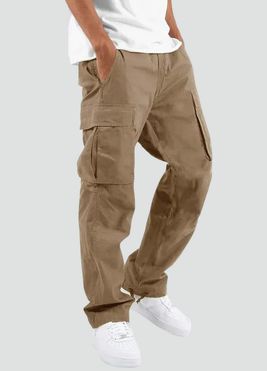 Heren Cargo Broek Met Utility Zakjes En Relaxte Pasvorm