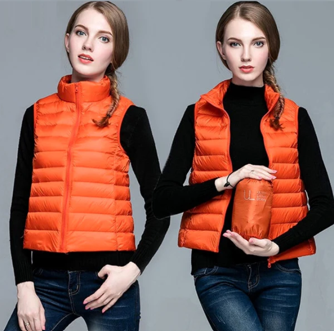 Bodywarmer met Lichtgewicht Opvouwbaar Design - Ritszakken