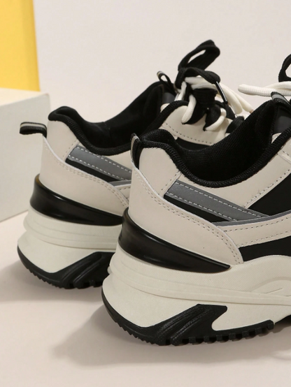 Josefien - Stijlvolle Sneakers met plateauzool en mesh inzet