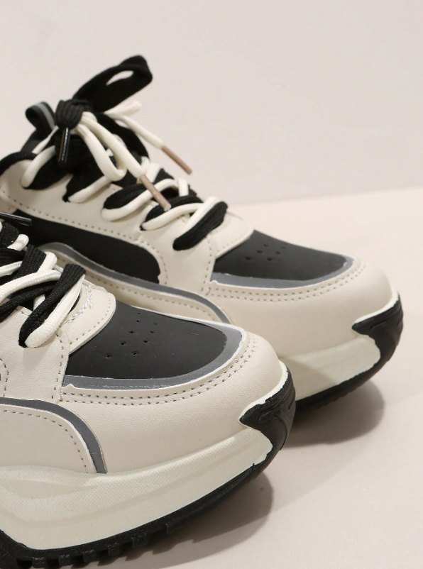 Josefien - Stijlvolle Sneakers met plateauzool en mesh inzet