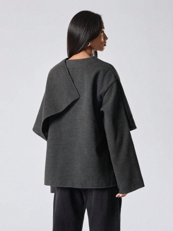 Oversized Dames Cape Jas Chique Winter