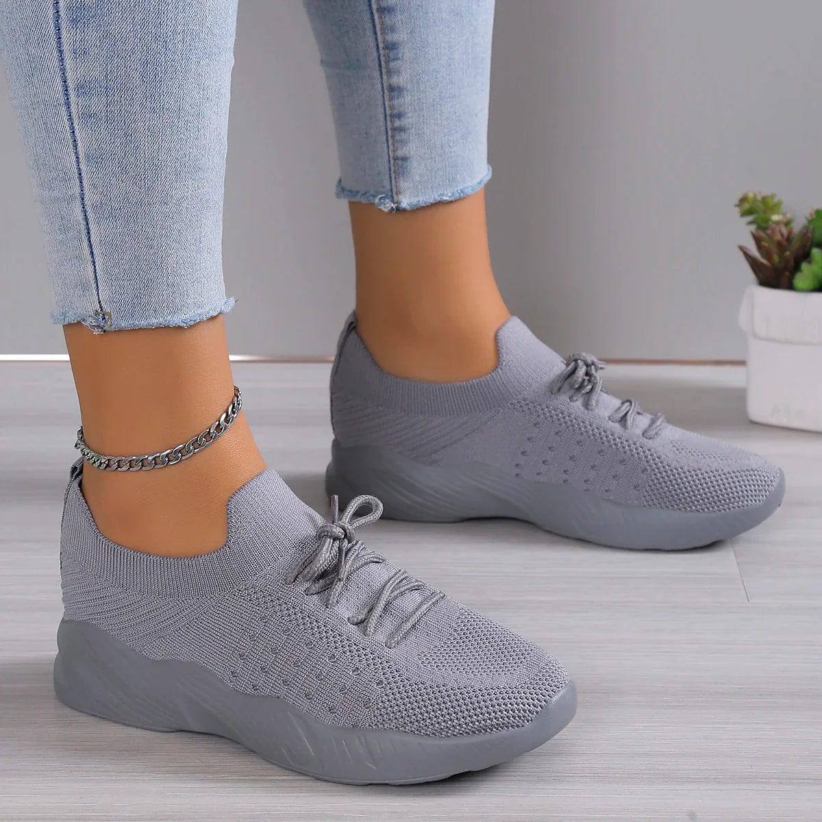 Viktoria - Lichtgewicht ademende sneakers van mesh voor dames