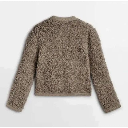 Warm Gebreide Dames Vest Chunky Winter Cardigan