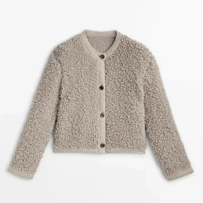 Warm Gebreide Dames Vest Chunky Winter Cardigan