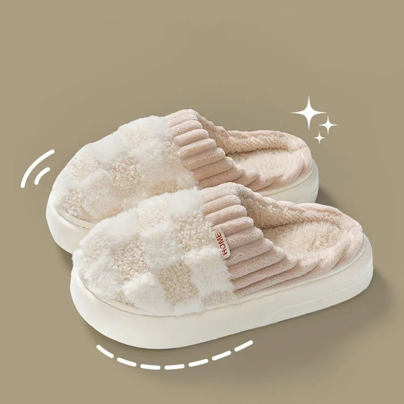 Zachte Winter Pantoffels voor Vrouwen met Comfortabele Dikke Zool