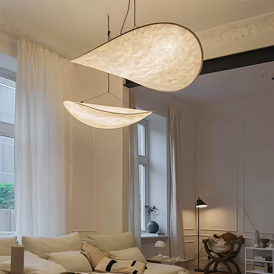 Moderne Handgemaakte LED Hanglamp Van Stof