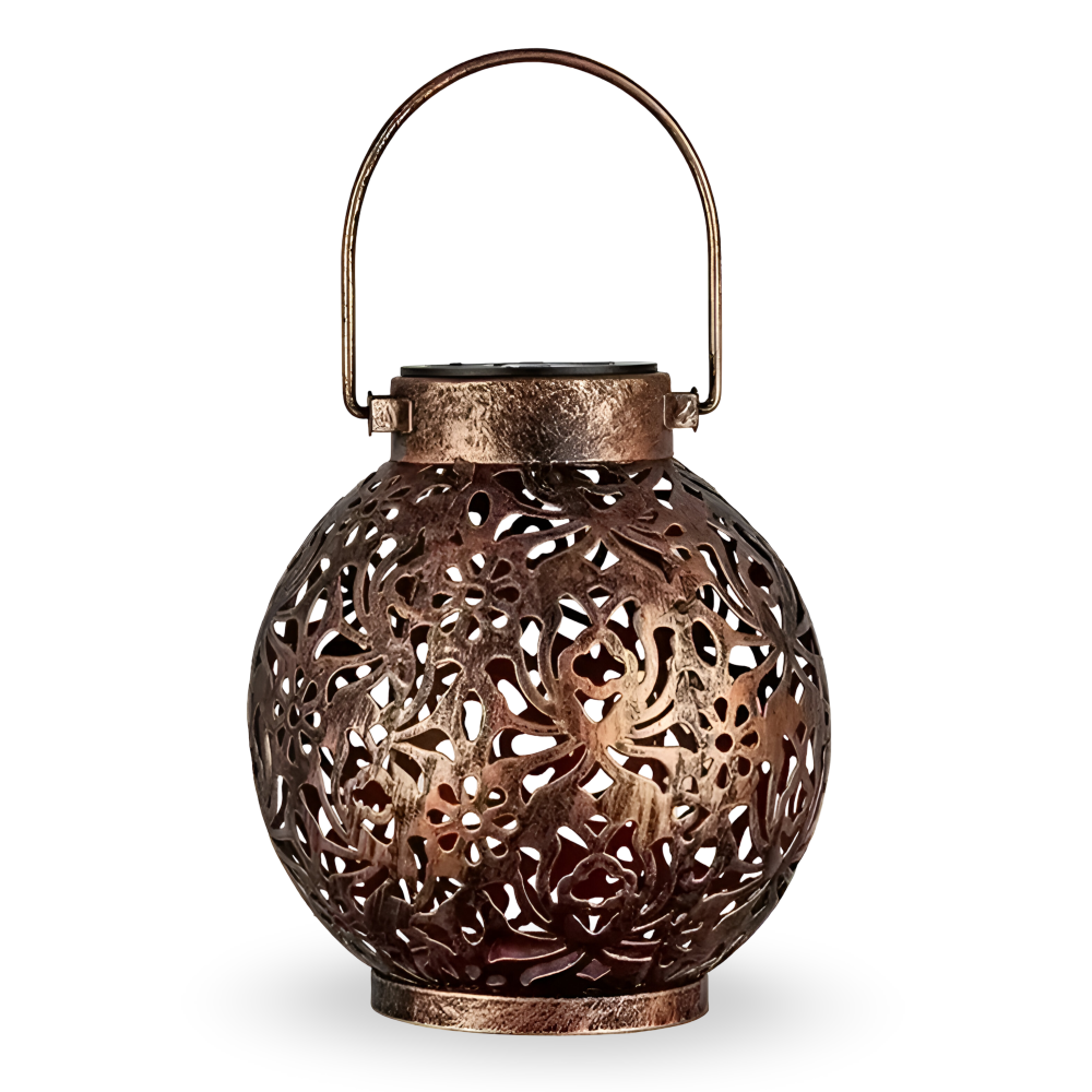 Vintage Solar Buitenlamp Met Waterdicht Uitsnede Ontwerp