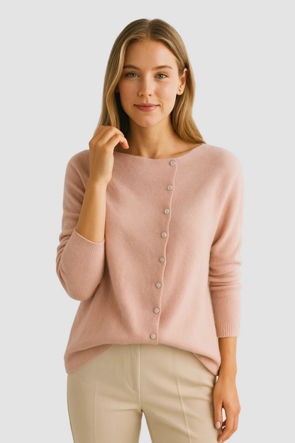 Stijlvolle Dames Cardigan Met Comfortabele Pasvorm En Knopen