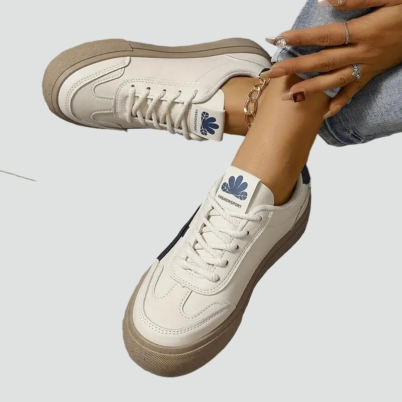 Dames Retro Sneakers Met Comfortzool