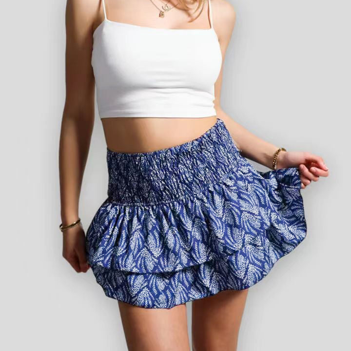 Sanne - Trendy zomer rokje met print