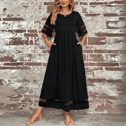 Yolanda - Elegante zwierige maxi-jurk voor Vrouwen