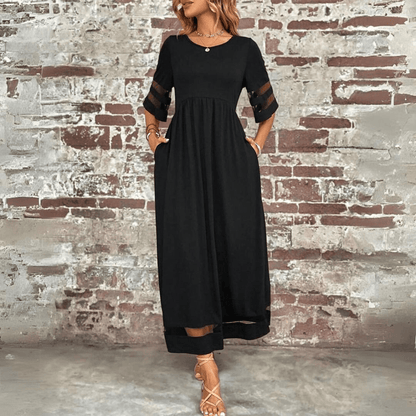 Yolanda - Elegante zwierige maxi-jurk voor Vrouwen
