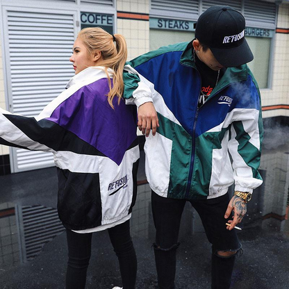 ZipPulse - Sportieve Zip-Up Jas met Kleurblokken