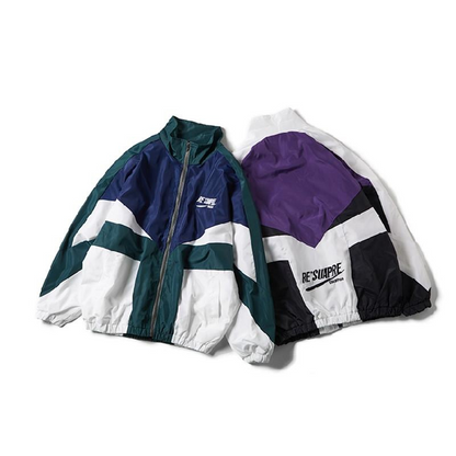 ZipPulse - Sportieve Zip-Up Jas met Kleurblokken