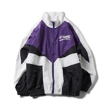 ZipPulse - Sportieve Zip-Up Jas met Kleurblokken