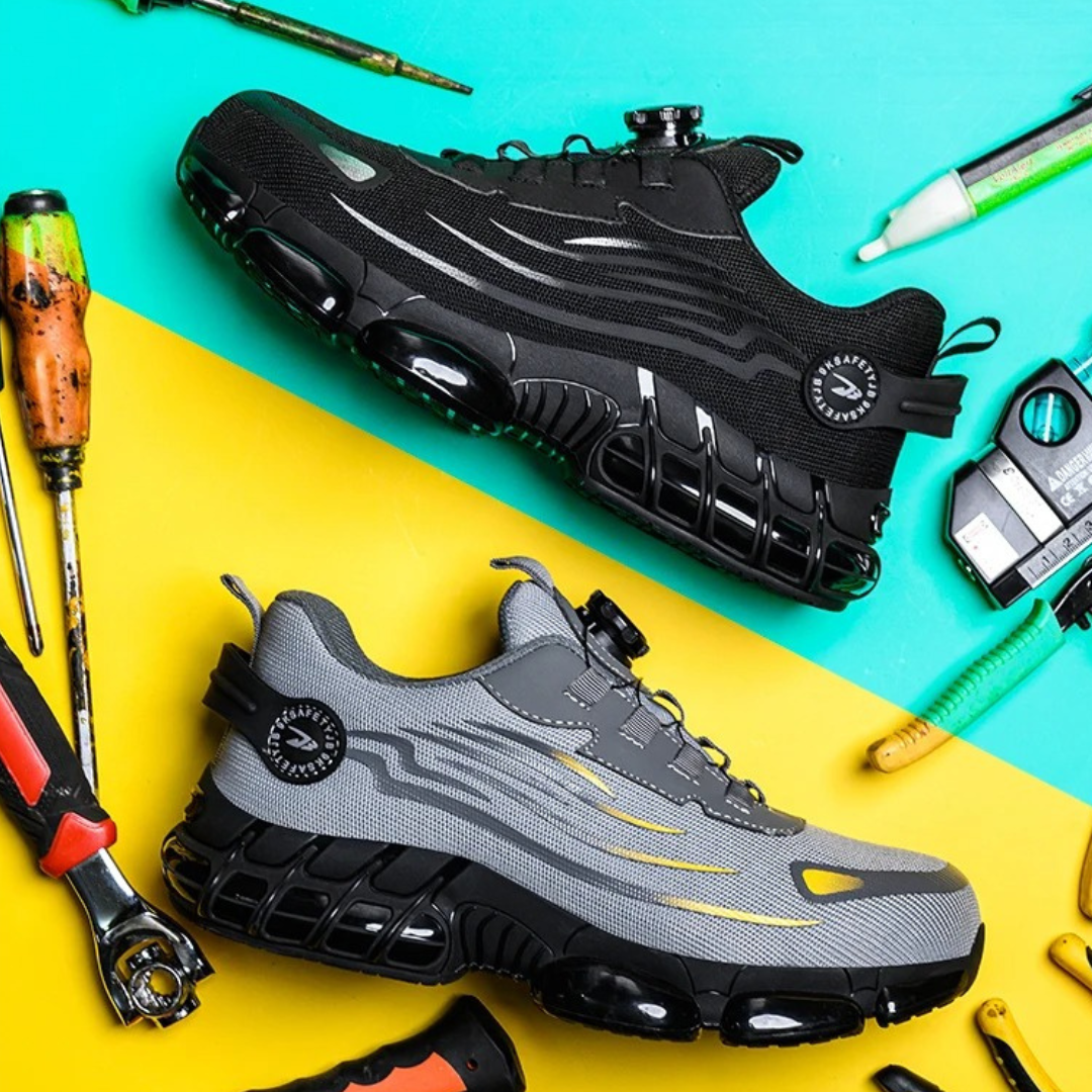 Sportieve Orthopedische Veiligheidsschoenen met Stalen Neus voor Heren