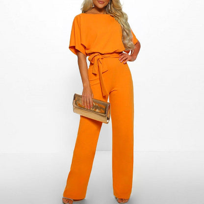 Annette - Jumpsuit met Korte Mouwen