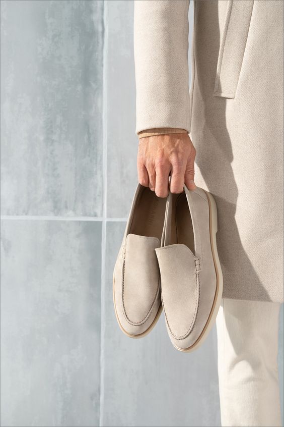 Heren Loafers Met Suède Look Instapmodel En Comfortzool