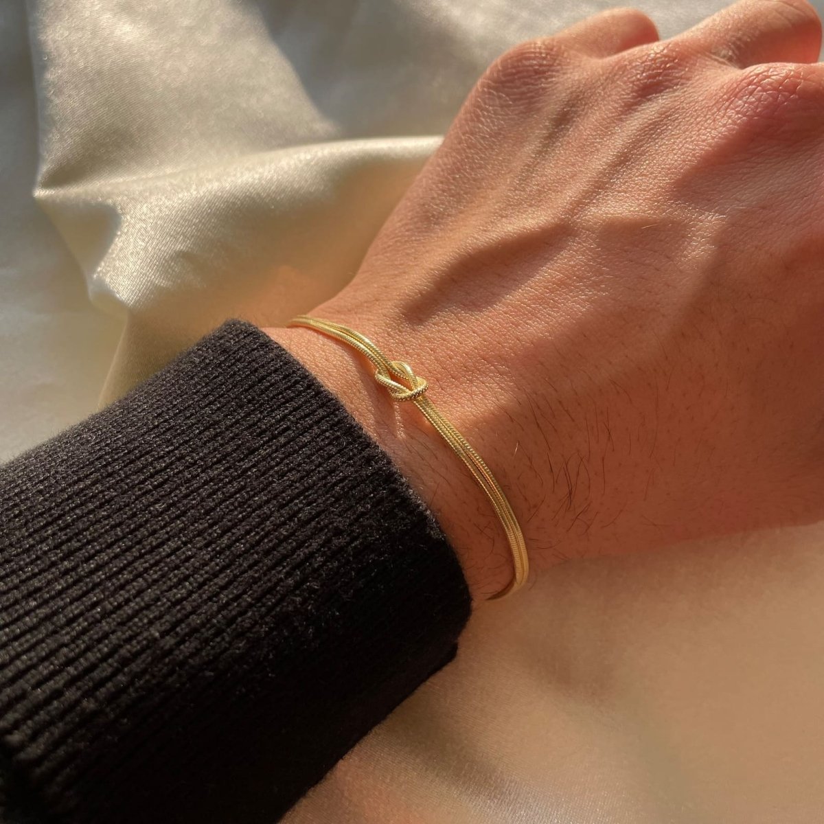 Amaryllis - Liefdesknoop Armband