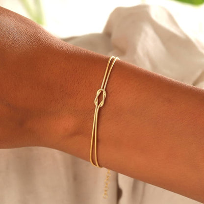 Amaryllis - Liefdesknoop Armband
