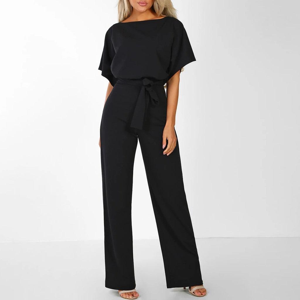Annette - Jumpsuit met Korte Mouwen