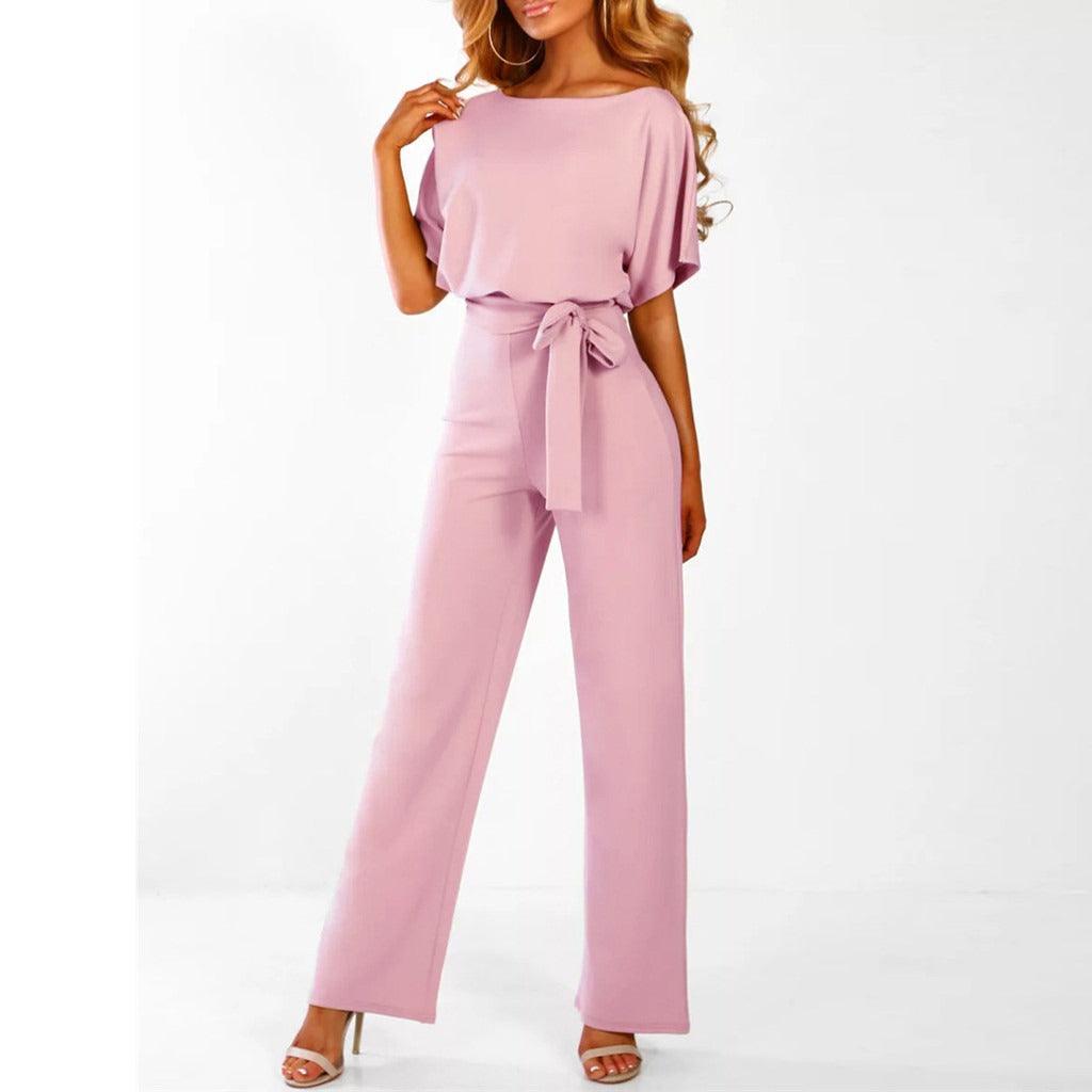 Annette - Jumpsuit met Korte Mouwen