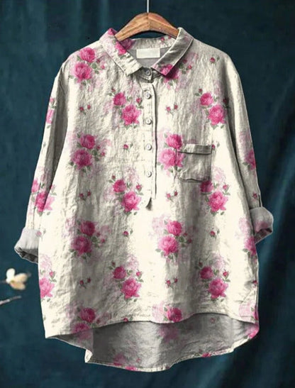 Noretta - Blouse met bloemenprint voor dames