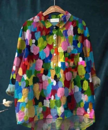Noretta - Blouse met bloemenprint voor dames