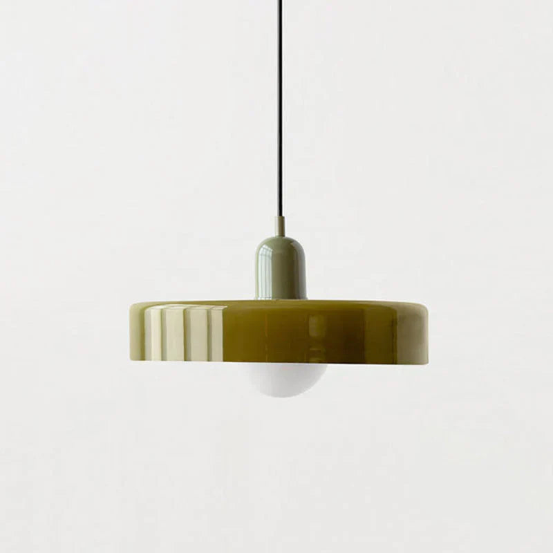 Scandinavische Hanglamp Met Glazen Afwerking