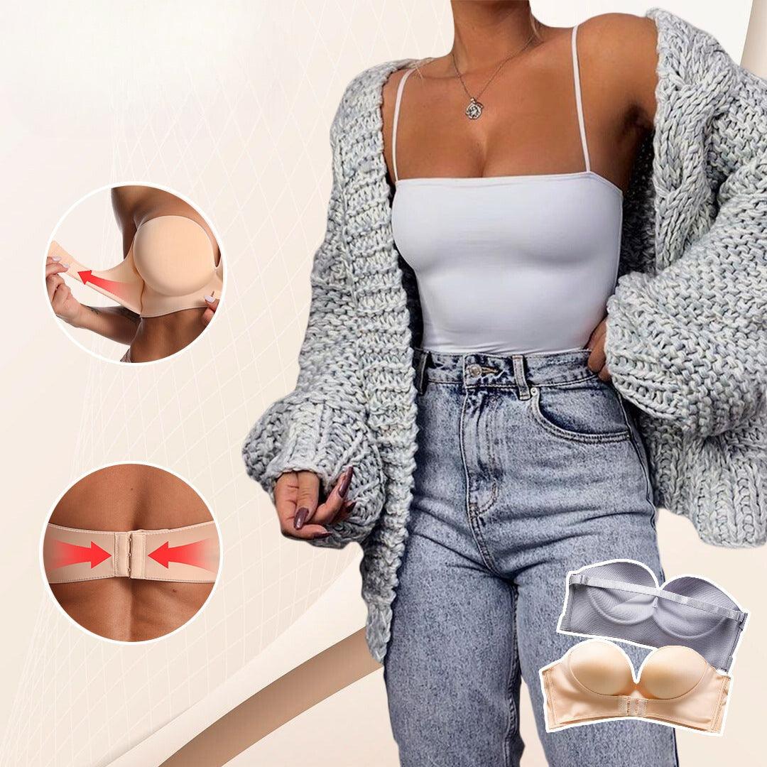 Sara - Naadloze Dames Strapless Beha met Voorsluiting