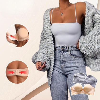 Sara - Naadloze Dames Strapless Beha met Voorsluiting
