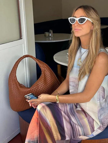 Vrouwen Lichtgewicht Schoudertas Met Magnetische Sluiting