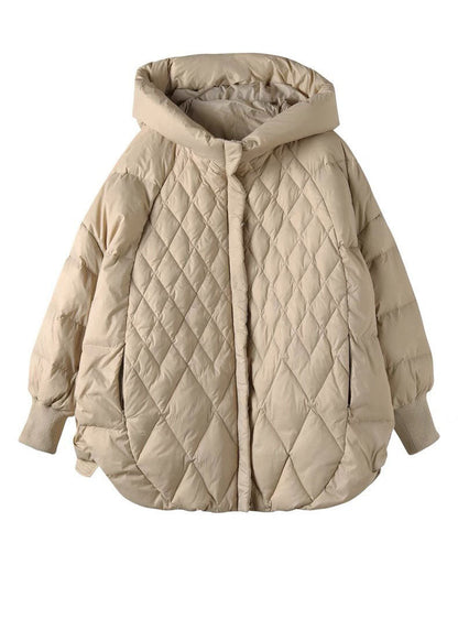 Dames Oversize Puffer Winterjas met Capuchon en Rits