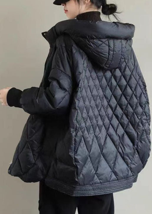 Dames Oversize Puffer Winterjas met Capuchon en Rits