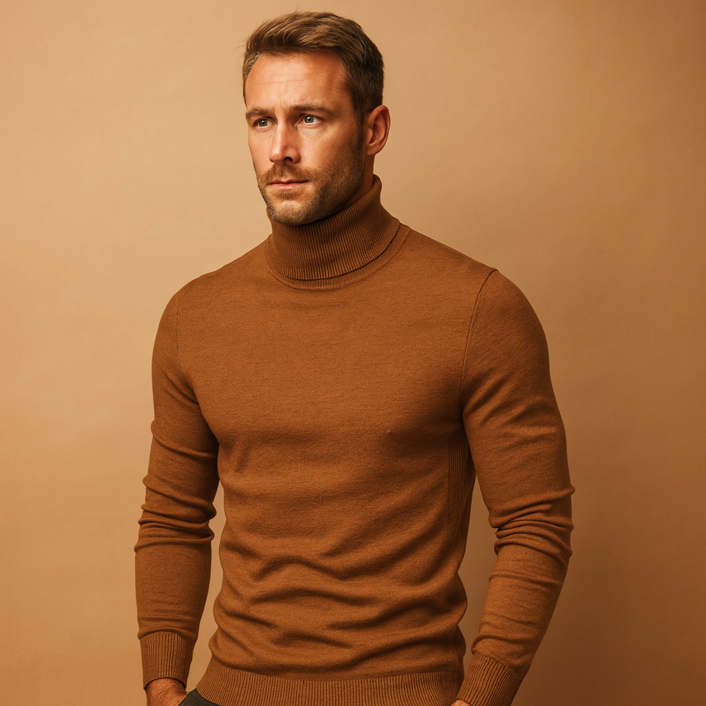 Winter Coltrui Gebreid Warm Zacht Slim Fit voor Heren