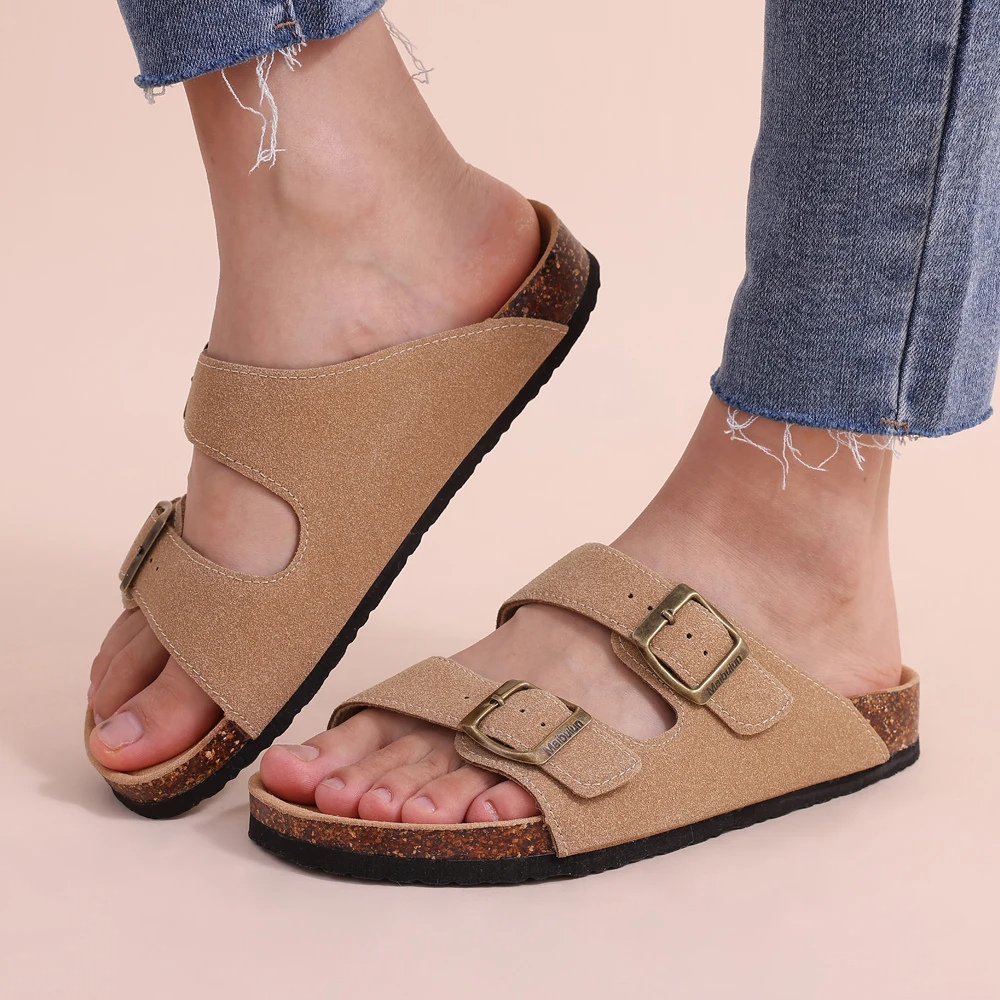 Gisela - Orthopedische kurksandalen met verstelbare bandjes