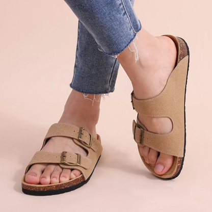 Gisela - Orthopedische kurksandalen met verstelbare bandjes