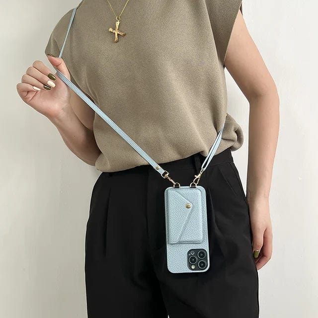 Stijlvolle Crossbody Telefoonhoes Met Kaarthouder Voor Dames