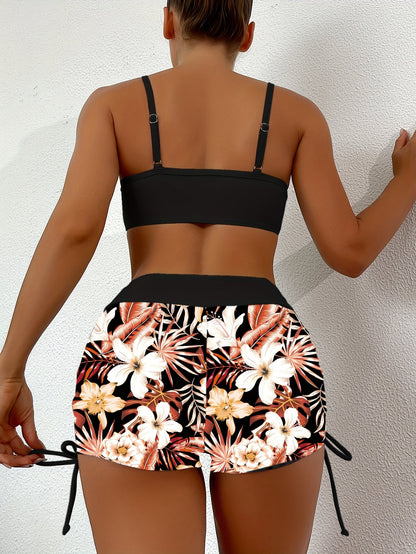 Elisabetta - Bikiniset met high waist en koordjes voor dames