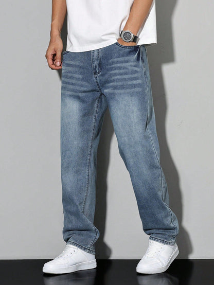 Casual Denim Regular Fit Heren Jeans met Rechte Pasvorm