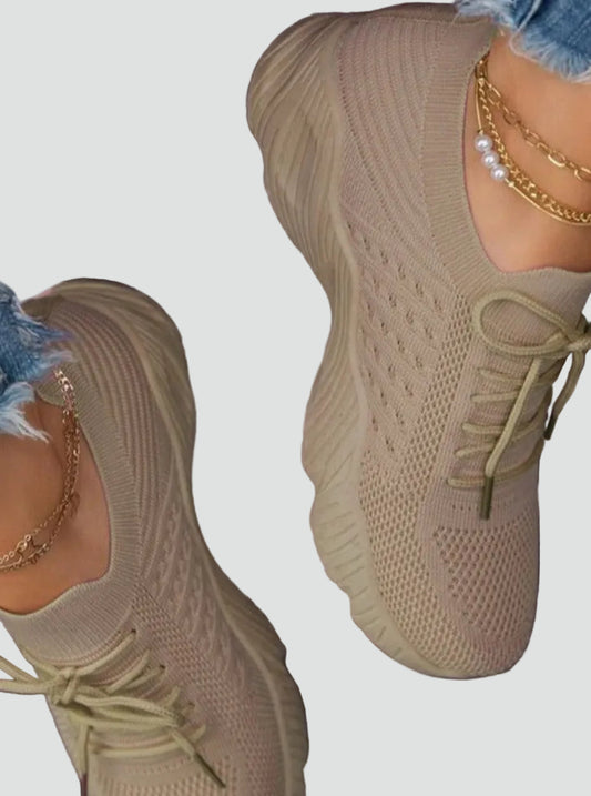 Dames Lichtgewicht Sneakers Met Ademend Mesh En Zachte Zool