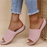 Jacqueline - Ademende Mesh Slip-On Sandalen Voor Vrouwen