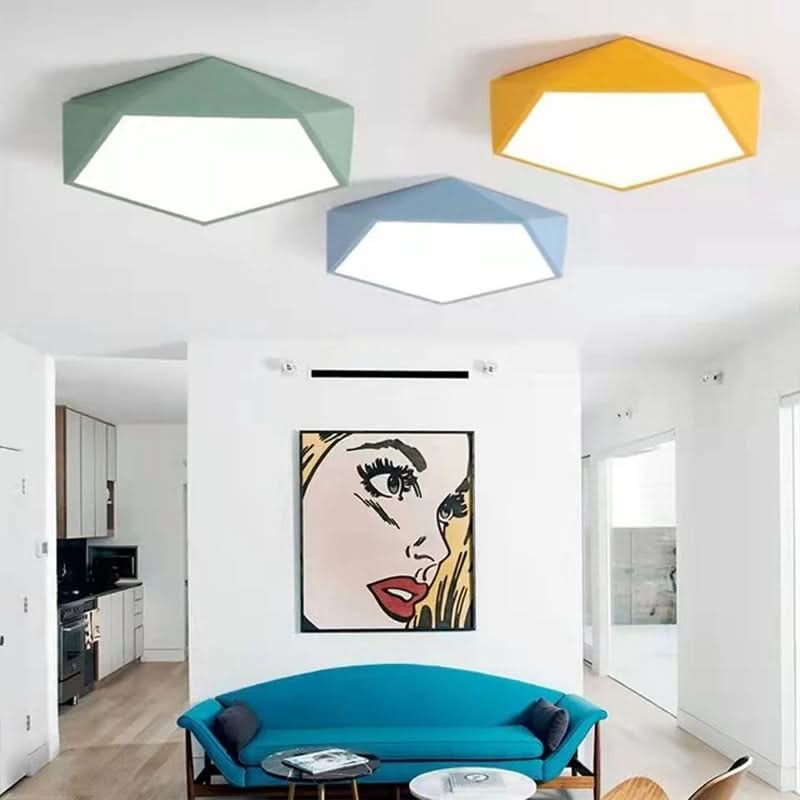 Scandinavische Zeshoekige LED Plafondlamp