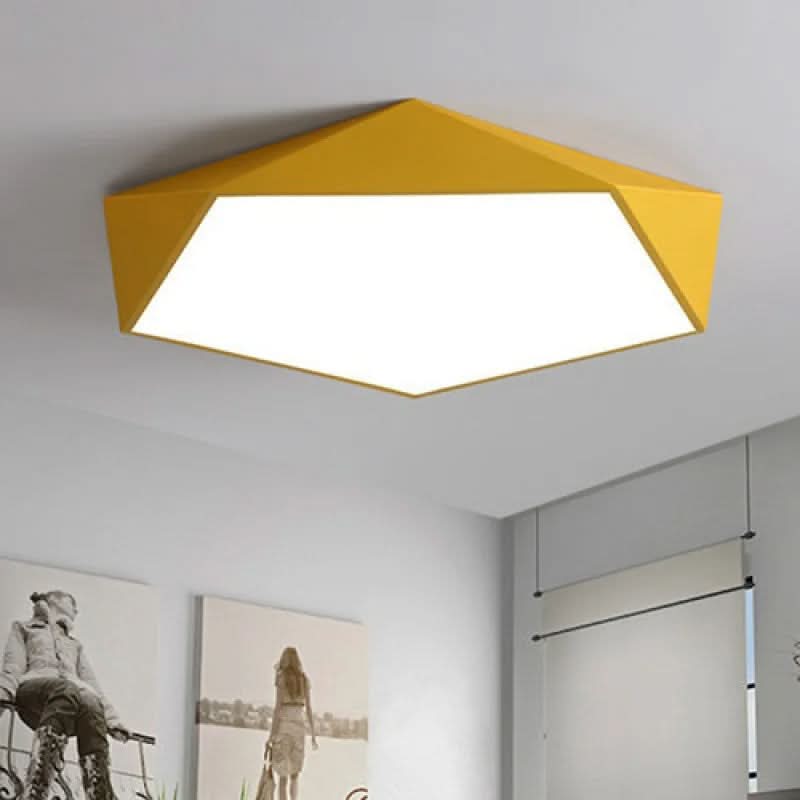Scandinavische Zeshoekige LED Plafondlamp