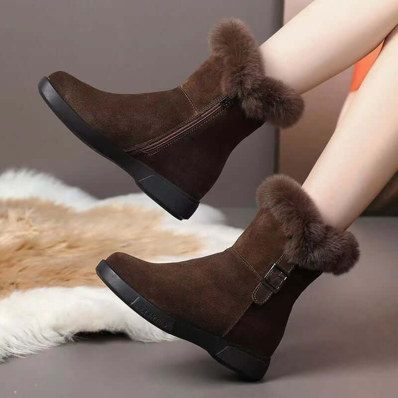 Winter Laarzen Dames Snowboots Waterdicht met Warme Voering